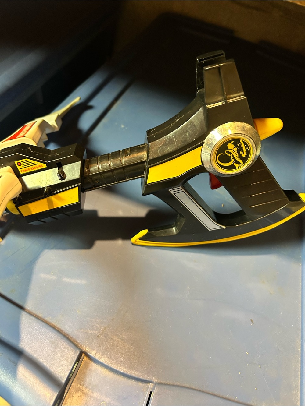 Power Ranger Black and Yellow Roleplay Battle Axe Toy